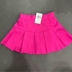 Pink Pleated Skirt